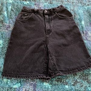 Lee Black High Waist Denim Shorts Women's Size 10 Medium